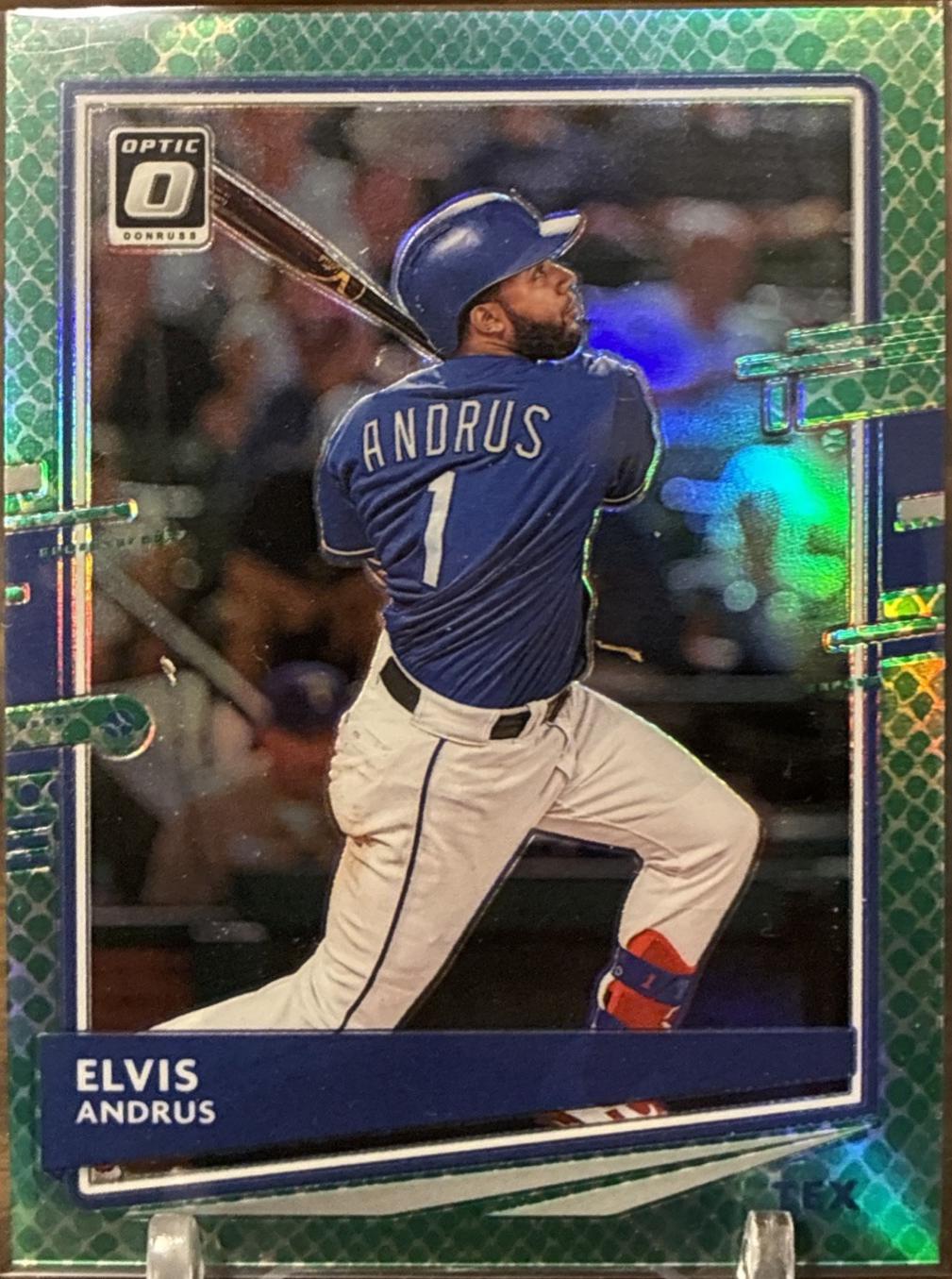 Elvis Andrus #156 2020 Panini Donruss Optic Baseball