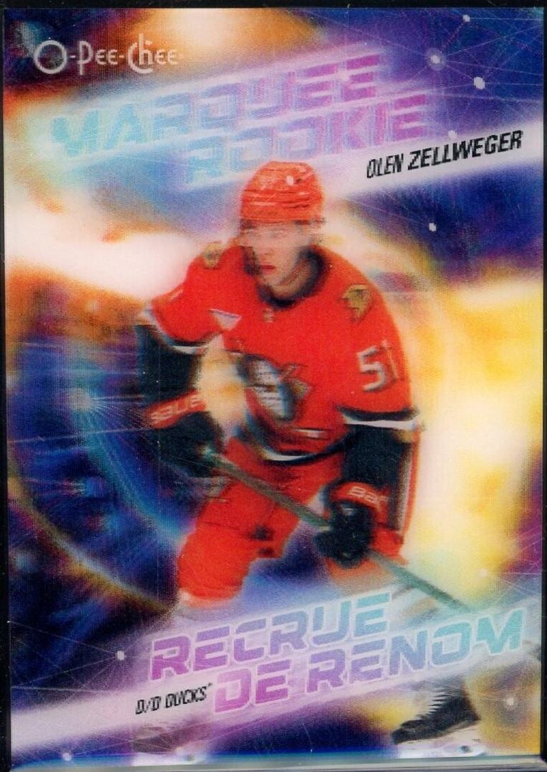 Olen Zellweger #3D-OZ Hockey Cards 2024 O-Pee-Chee 3-D Marquee Rookie