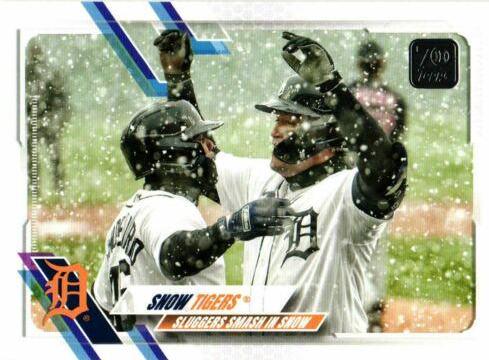 Jeimer Candelario / Miguel Cabrera #US155 2021 Topps Update Baseball