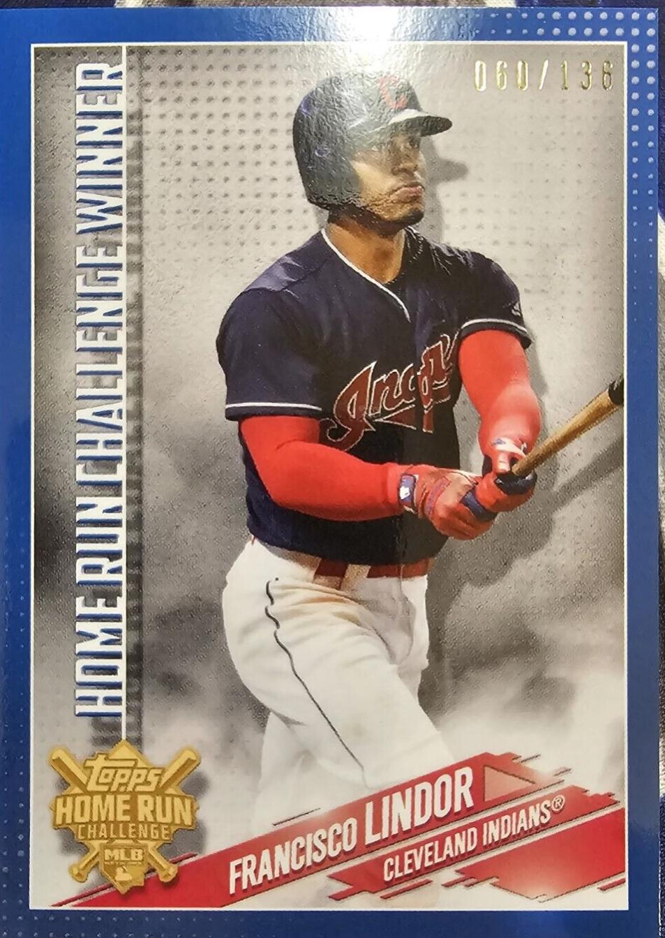 Francisco Lindor #HRC-15 Baseball Cards 2019 Topps Home Run Challenge