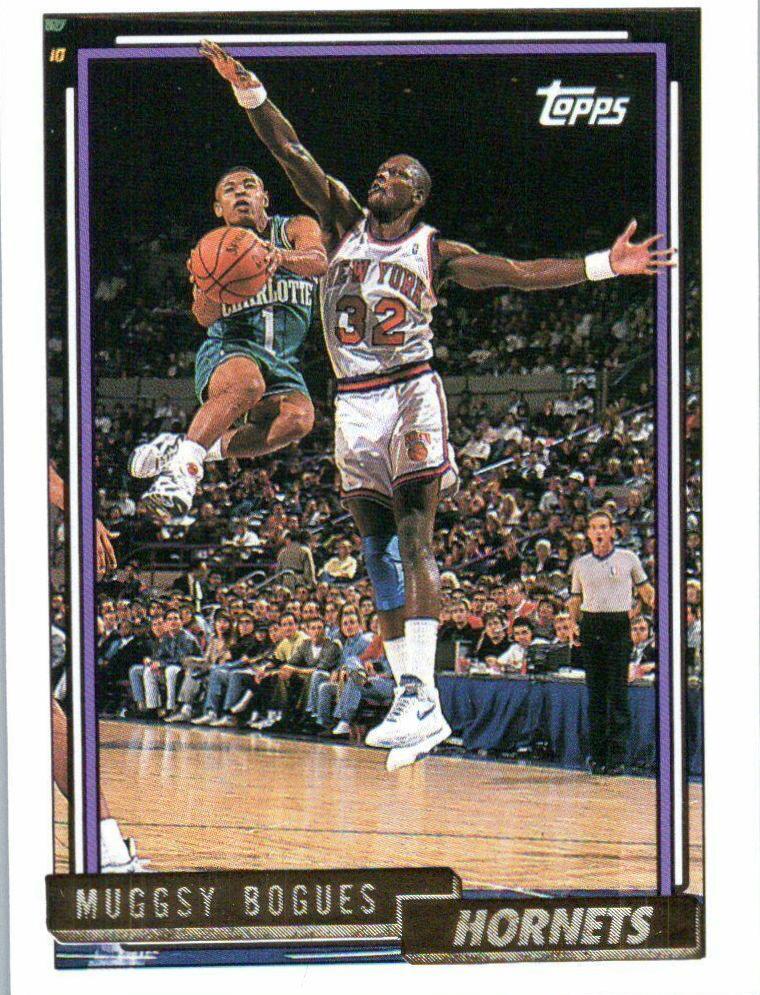 Muggsy Bogues #176 Basketball Cards 1992 Topps Gold