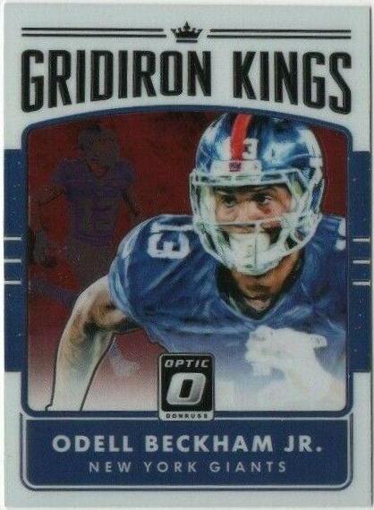 Odell Beckham Jr. #2 Football Cards 2016 Panini Donruss Optic Gridiron Kings