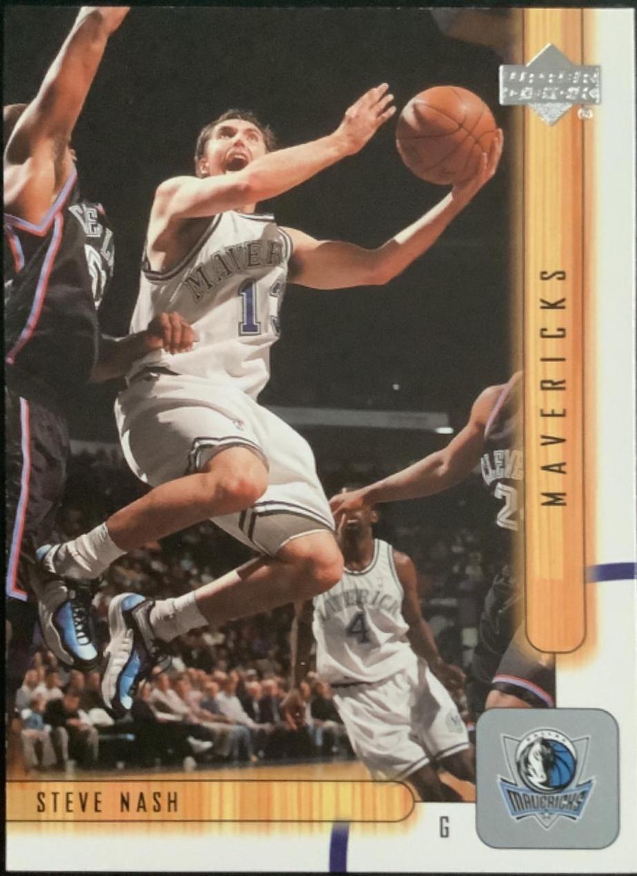 Steve Nash #33 Basketball Cards 2001 Upper Deck