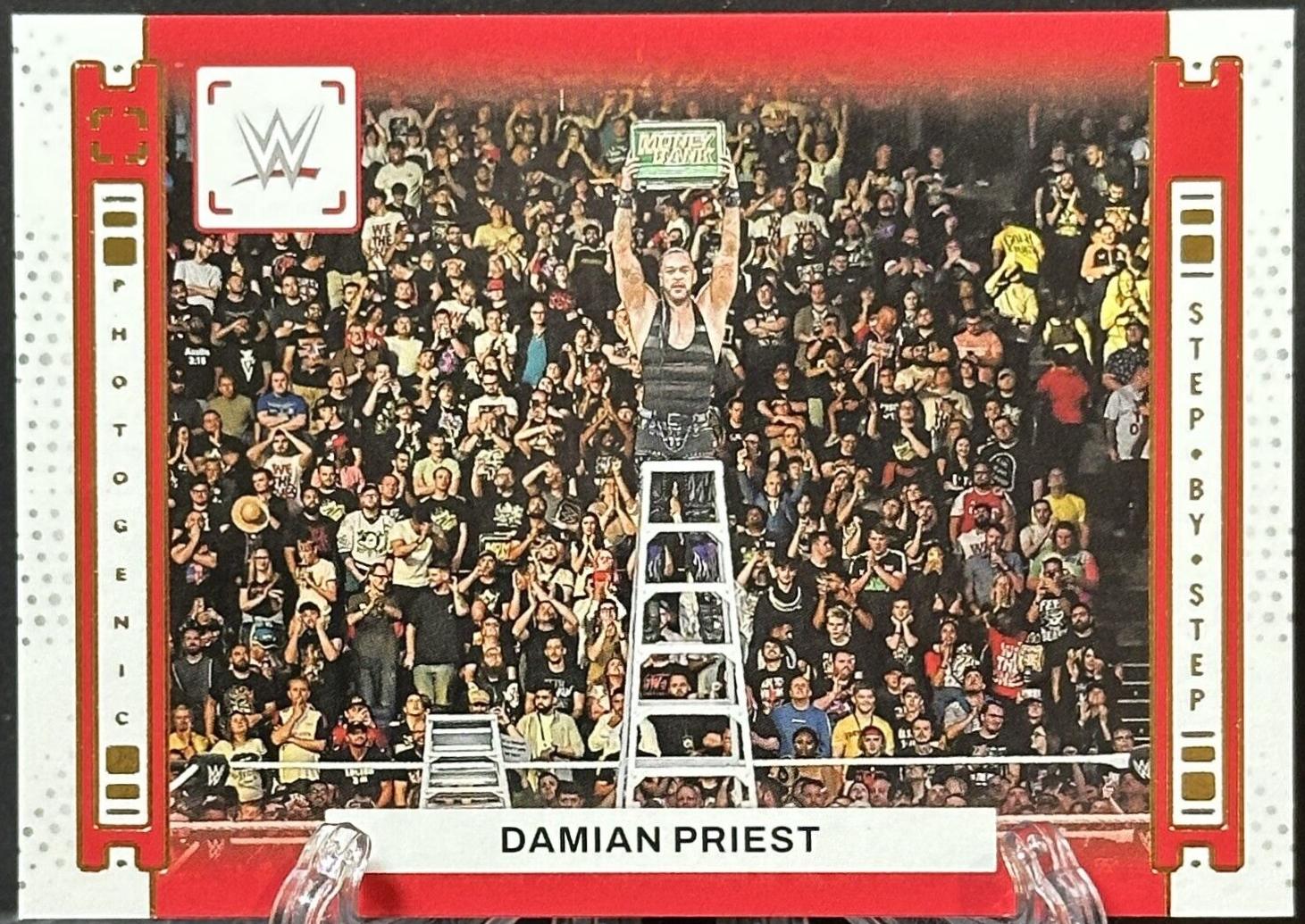 Damian Priest #1 Wrestling Cards 2024 Panini PhotoGenic WWE Step by Step