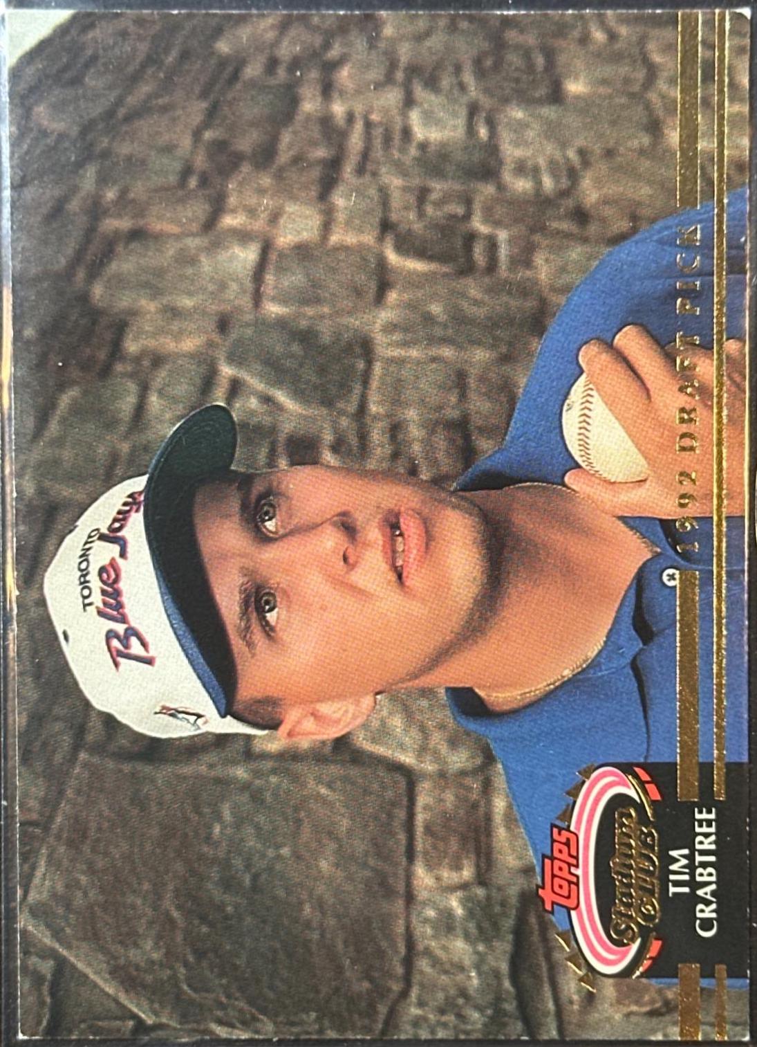 Tim Crabtree #29 Baseball Cards 1993 Stadium Club Murphy