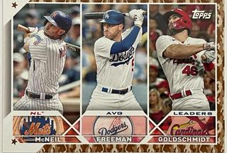 Paul Goldschmidt, Freddie Freeman, Jeff McNeil