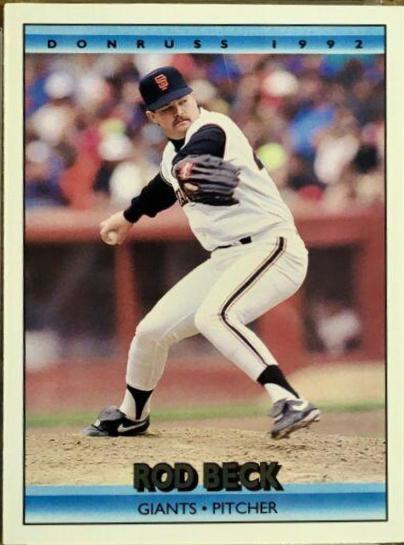 Rod Beck #461 Baseball Cards 1992 Donruss