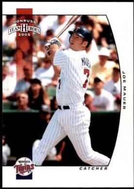 Joe Mauer #183 2005 Donruss Team Heroes Baseball