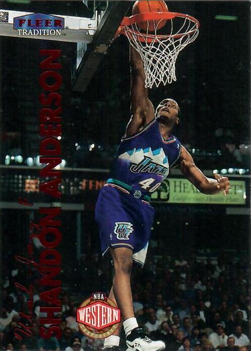 Shandon Anderson #37 Basketball Cards 1999 Fleer Tradition