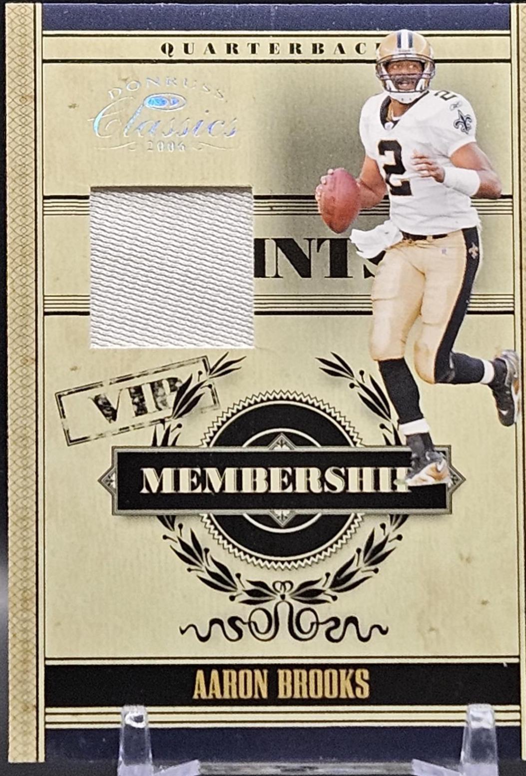 Aaron Brooks #M-1 Football Cards 2006 Panini Donruss Classics Membership
