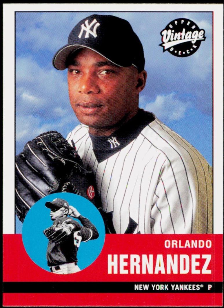 Orlando Hernandez #149 2001 Upper Deck Vintage Baseball