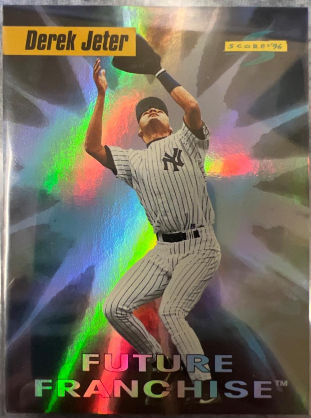 Derek Jeter #3 Baseball Cards 1996 Score Future Franchise