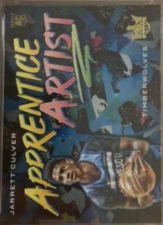 Jarrett Culver #11 Basketball Cards 2019 Panini Court Kings Apprentice Artists