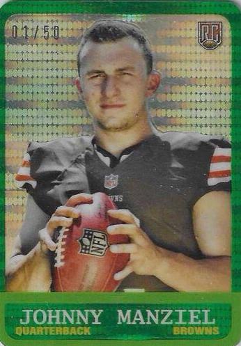 Johnny Manziel [Pulsar Refractor Die Cut] #26