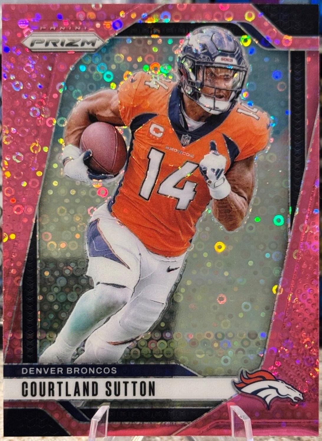 Courtland Sutton [Pink] #86 Football Cards 2024 Panini Prizm No Huddle