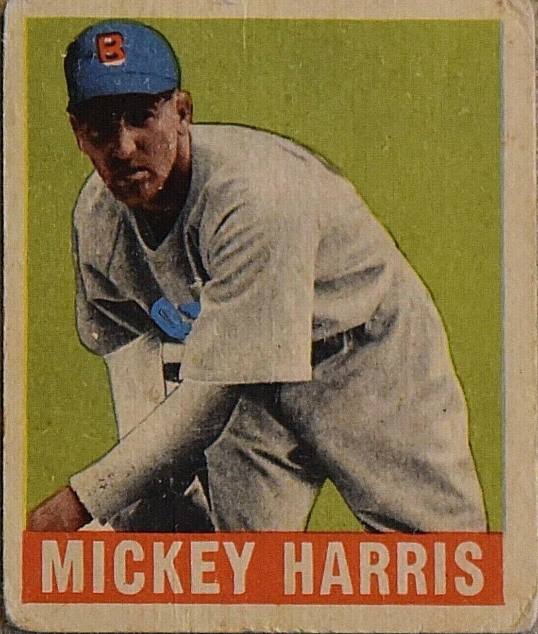 Mickey Harris #27 Baseball Cards 1948 Leaf