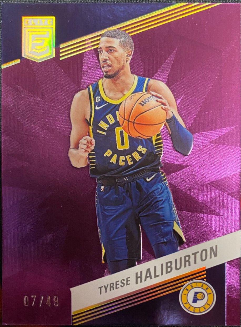 Tyrese Haliburton #100 2022 Panini Donruss Elite Basketball