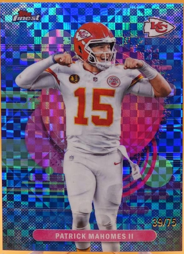 Patrick Mahomes II [Blue X-Fractor] #136