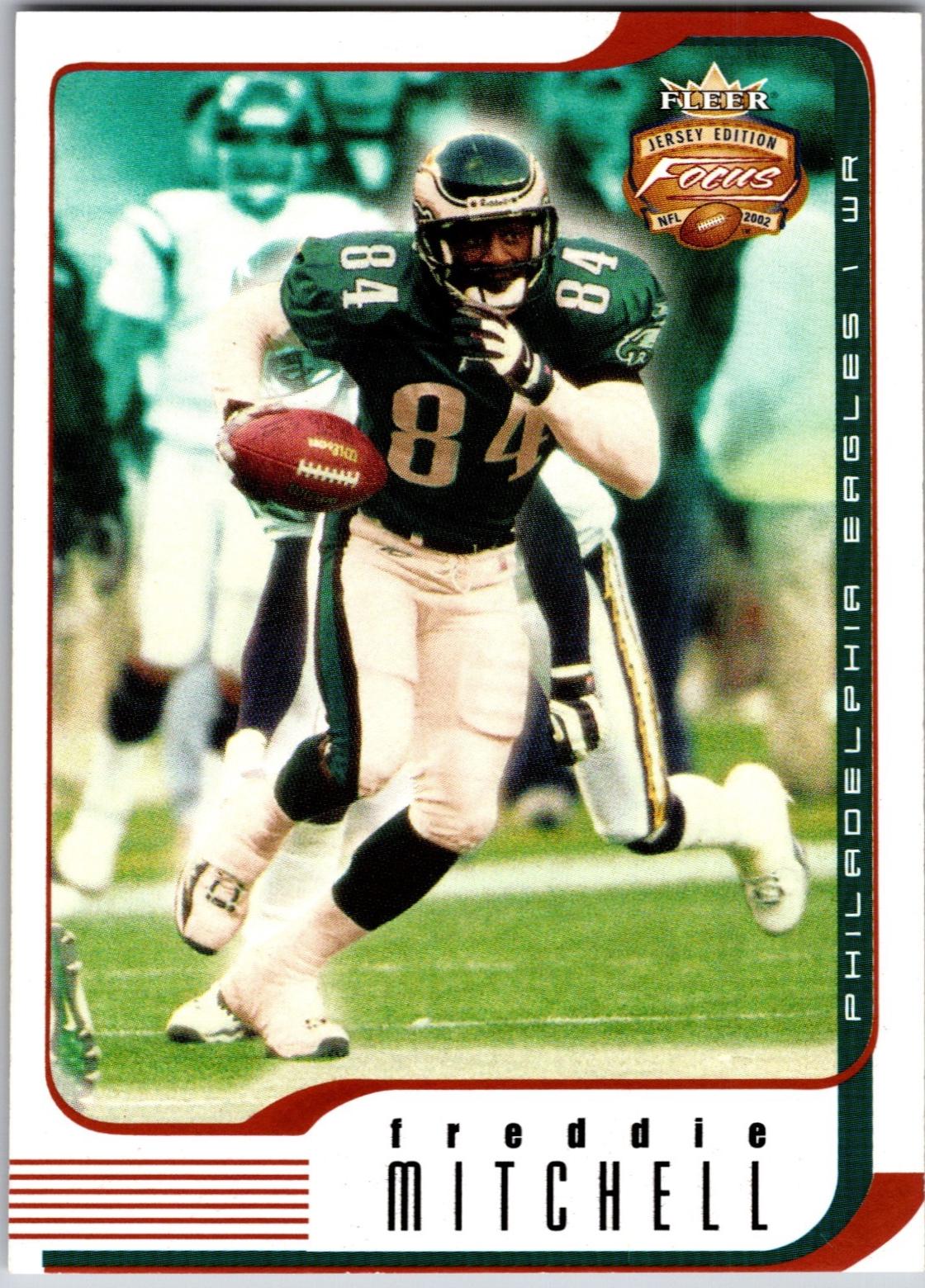 Freddie Mitchell #59 2002 Fleer Focus Jersey Edition Football