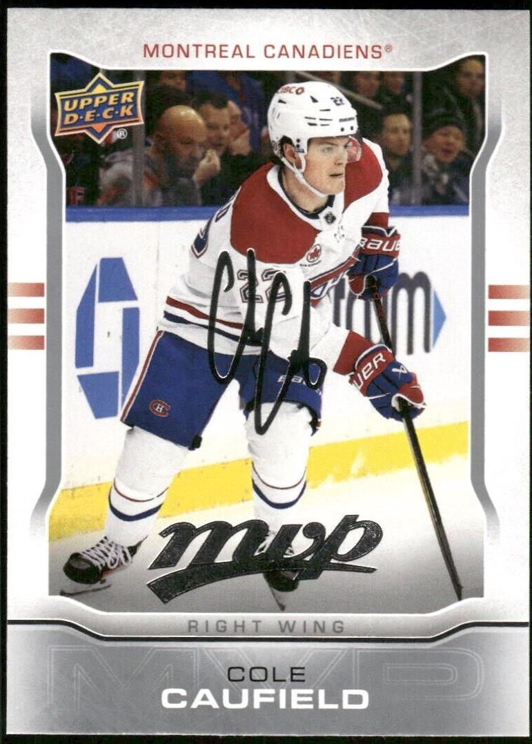 Cole Caufield #MR-22 Hockey Cards 2024 Upper Deck MVP 10th Anniversary