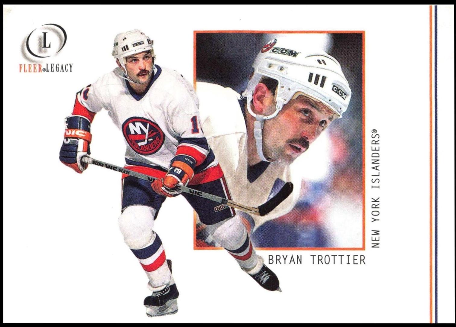 Bryan Trottier #52 Hockey Cards 2001 Fleer Legacy