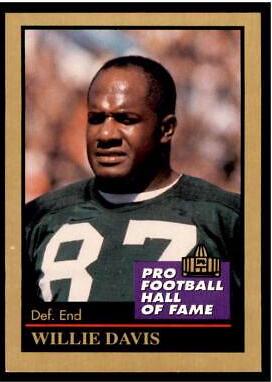 Willie Davis #32 Football Cards 1991 Enor Pro HOF