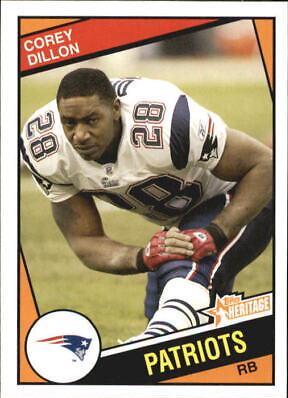 Corey Dillon #27 Football Cards 2005 Topps Heritage