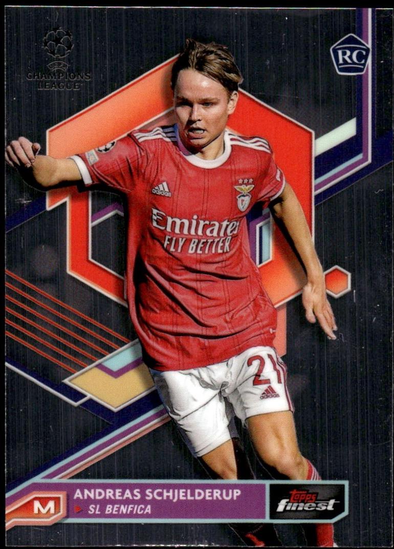 Andreas Schjelderup #25 2022 Topps Finest UEFA Club Competitions