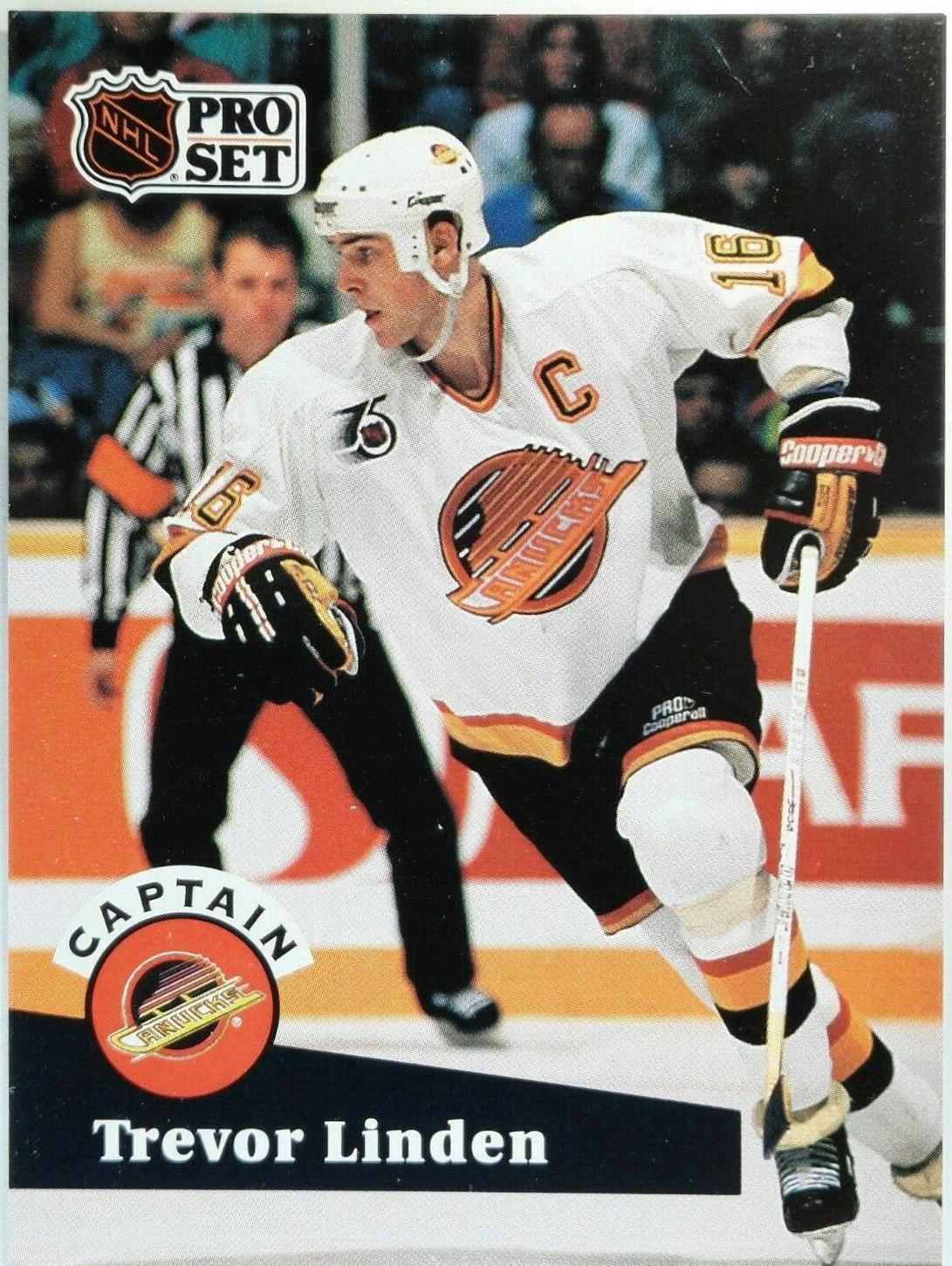 Trevor Linden #586 Hockey Cards 1991 Pro Set