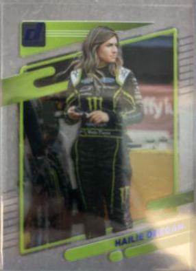 Hailie Deegan [Blue] #2 Racing Cards 2022 Panini Chronicles Nascar Clearly Donruss