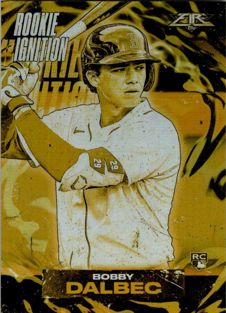 Bobby Dalbec #RI-19 Baseball Cards 2021 Topps Fire Rookie Ignition