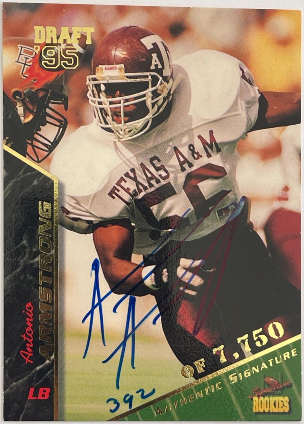 Antonio Armstrong #3 1995 Signature Rookies Autograph Football