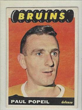 Paul Popeil #40 Hockey Cards 1965 Topps