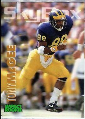 Tony McGee #395 Football Cards 1993 Skybox Impact