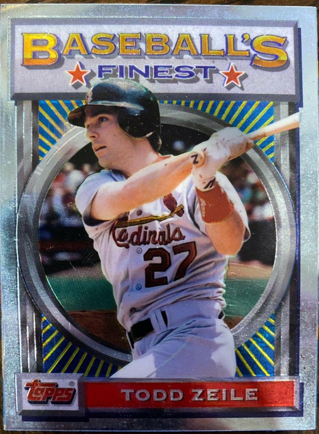 Todd Zeile #21 Baseball Cards 1993 Finest