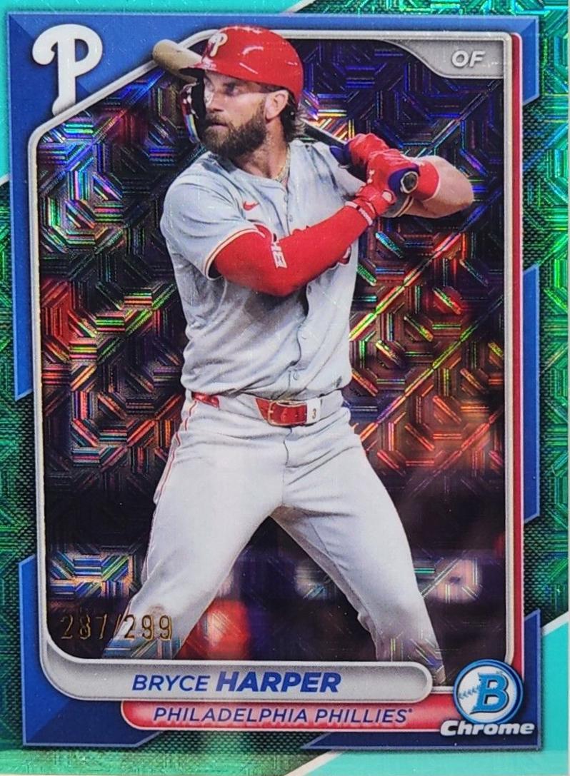 Bryce Harper [Aqua Mojo Refractor] #40