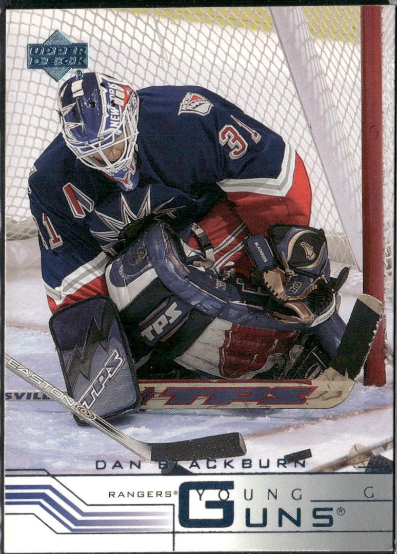 Dan Blackburn #434b 2001 Upper Deck Hockey