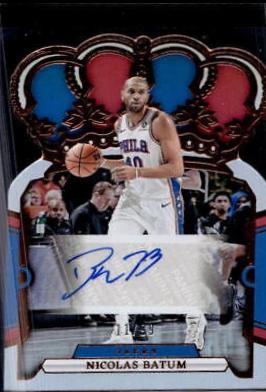 Nicolas Batum #CA-BAT Basketball Cards 2023 Panini Crown Royale Autograph