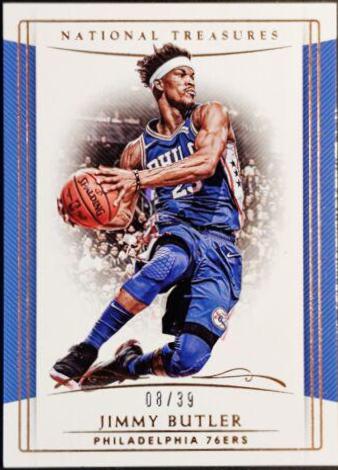 Jimmy Butler Bronze #49 Basketball Cards 2018 Panini National Treasures