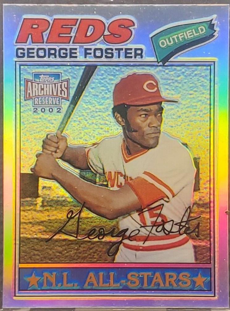 George Foster #30 Baseball Cards 2002 Topps Archives Reserve