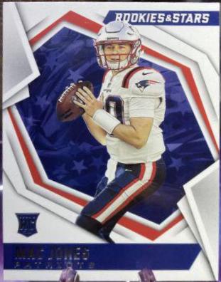 Mac Jones #106 Football Cards 2021 Panini Rookies and Stars