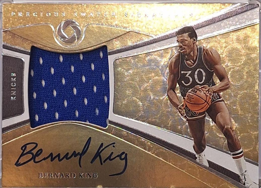 Bernard King #28 2019 Panini Opulence Precious Swatch Signature Basketball