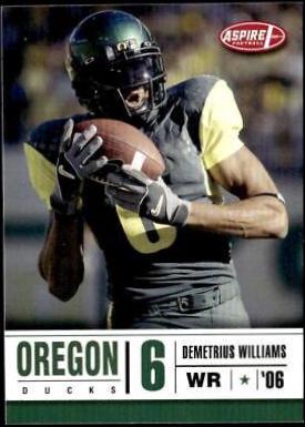Demetrius Williams #18 Football Cards 2006 Sage Aspire