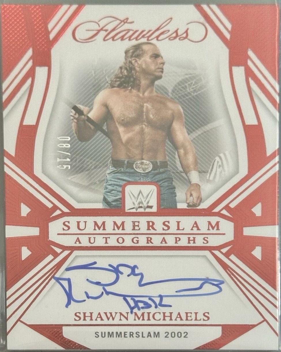 Shawn Michaels [Ruby] #2 Prices | 2024 Panini Flawless WWE SummerSlam ...