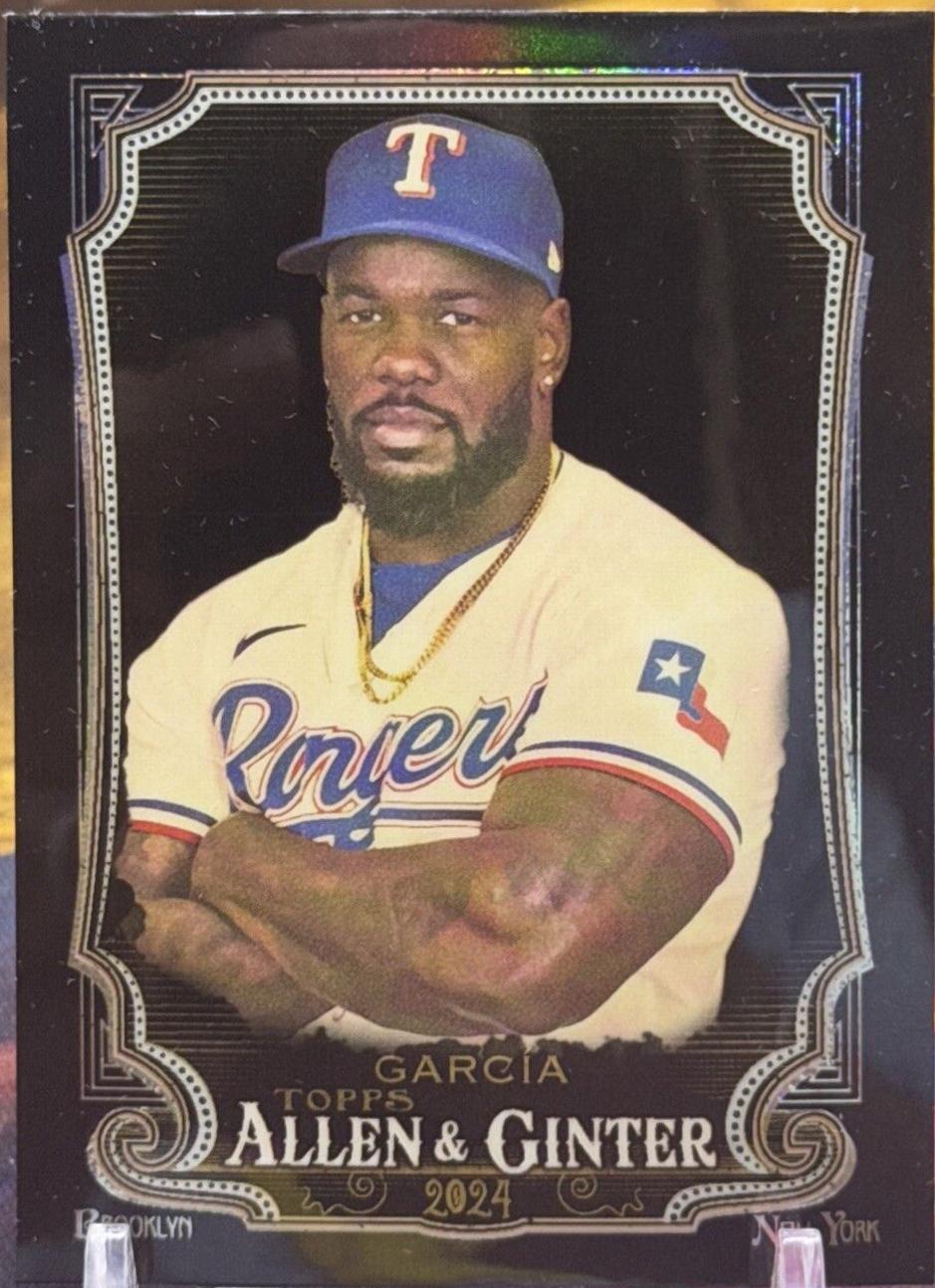 Adolis Garcia #132 Baseball Cards 2024 Topps Allen & Ginter X Chrome