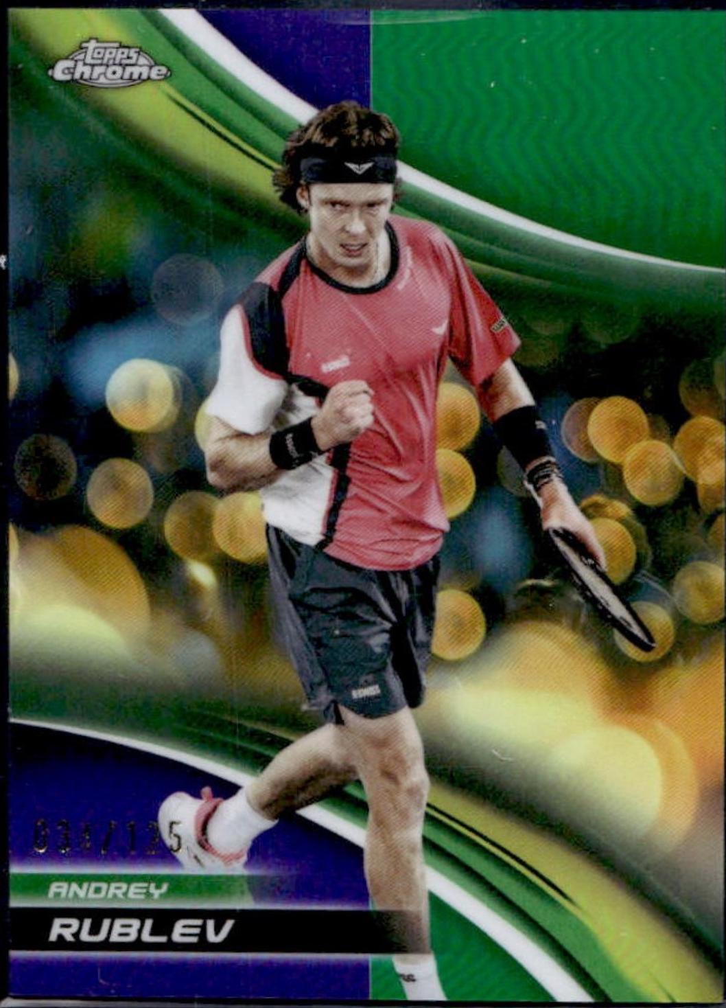 Andrey Rublev [Purple] #7 Prices | 2025 Topps Chrome | Tennis Cards