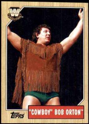Cowboy Bob Orton #89 Wrestling Cards 2007 Topps Heritage III WWE
