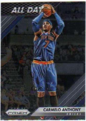 Carmelo Anthony #2 Basketball Cards 2016 Panini Prizm All Day