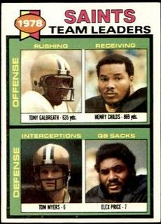 Tony Galbreath, Henry Childs, Tom Myers, Elex Price