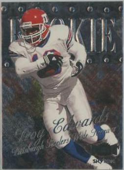 Troy Edwards #232 Football Cards 1999 Metal Universe